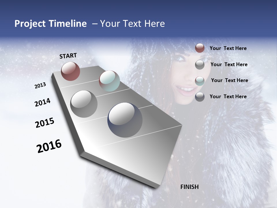 Positive White Pretty PowerPoint Template