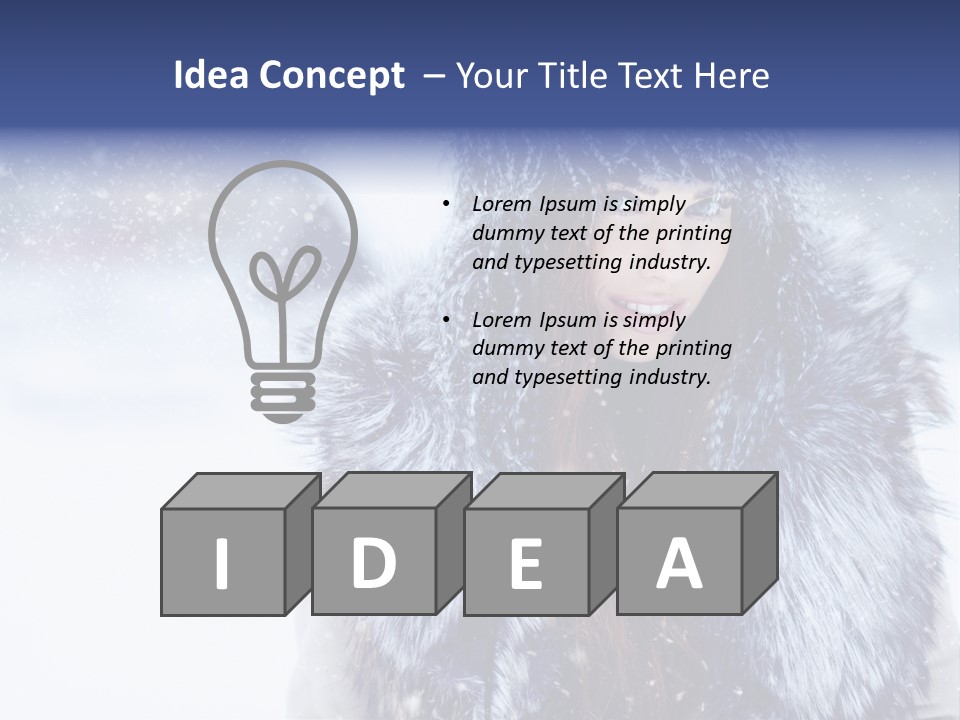 Positive White Pretty PowerPoint Template