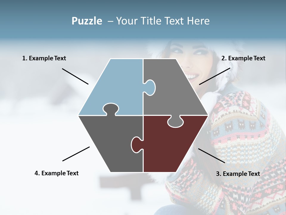 Face Outdoors Positive PowerPoint Template