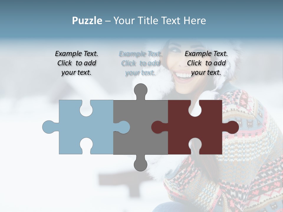 Face Outdoors Positive PowerPoint Template