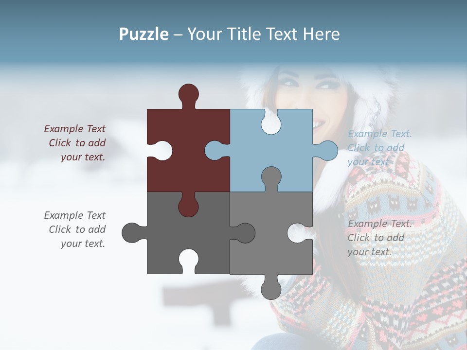 Face Outdoors Positive PowerPoint Template