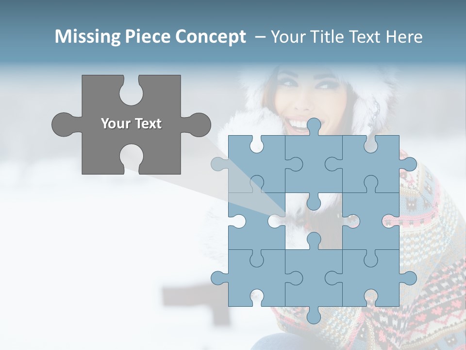 Face Outdoors Positive PowerPoint Template