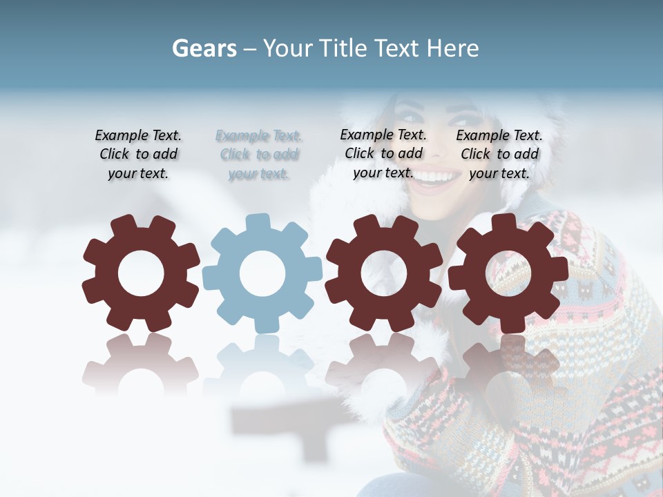 Face Outdoors Positive PowerPoint Template