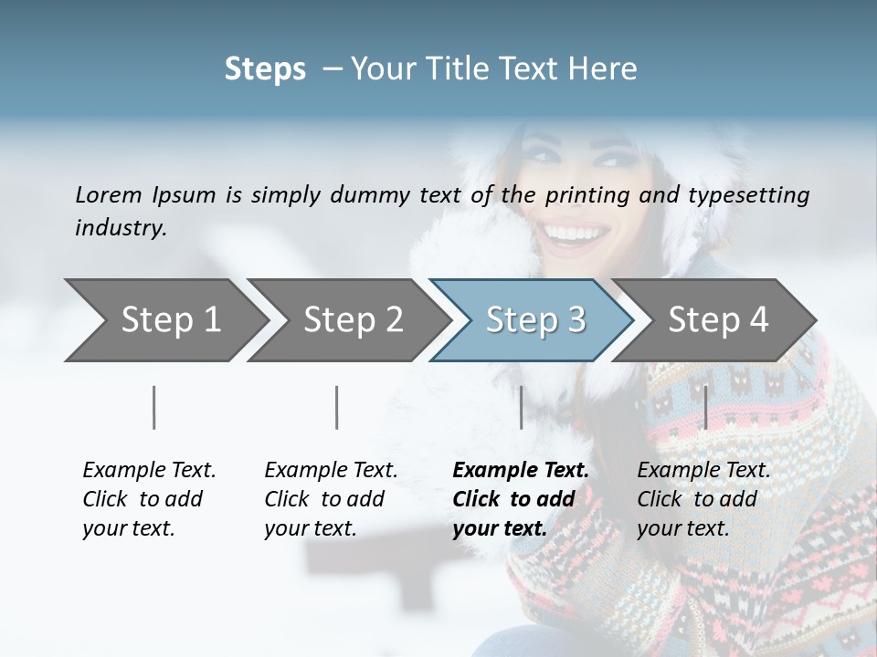 Face Outdoors Positive PowerPoint Template