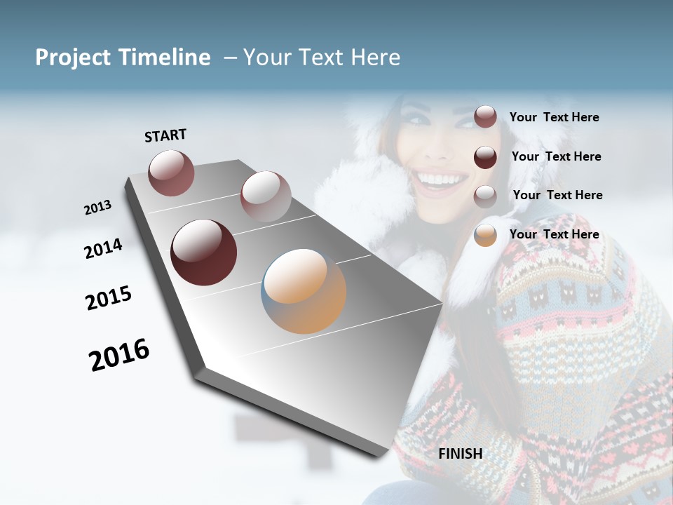 Face Outdoors Positive PowerPoint Template