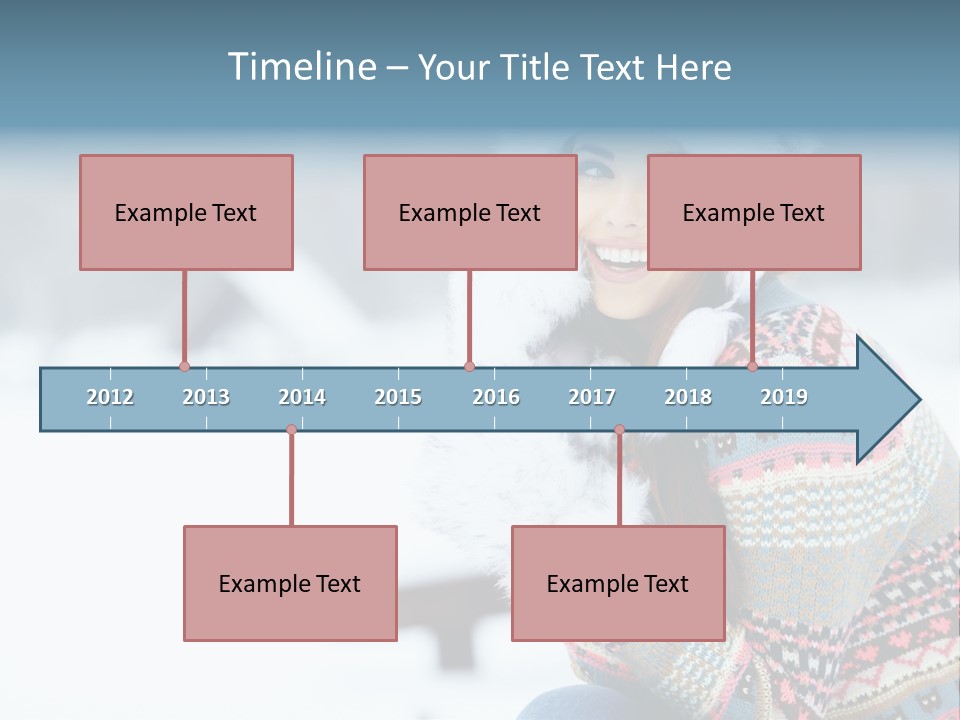Face Outdoors Positive PowerPoint Template