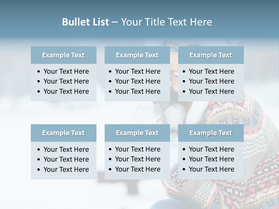 Face Outdoors Positive PowerPoint Template