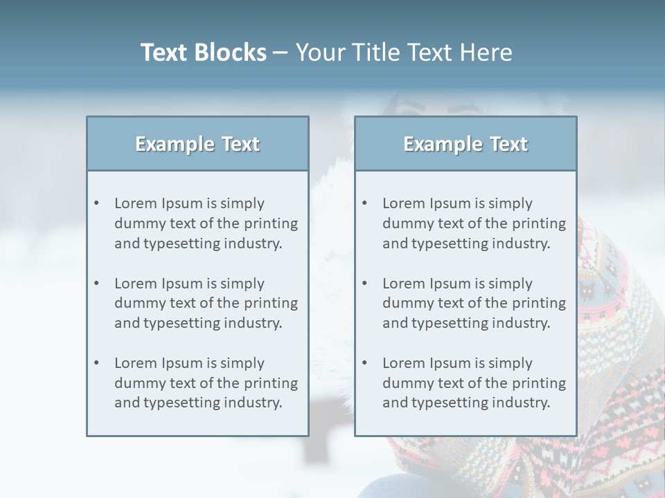 Face Outdoors Positive PowerPoint Template
