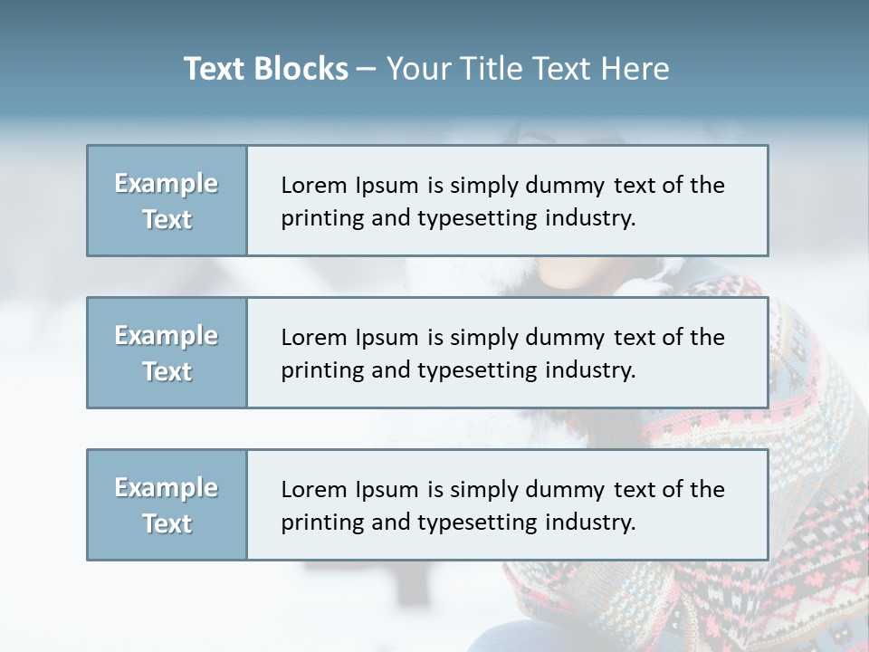 Face Outdoors Positive PowerPoint Template