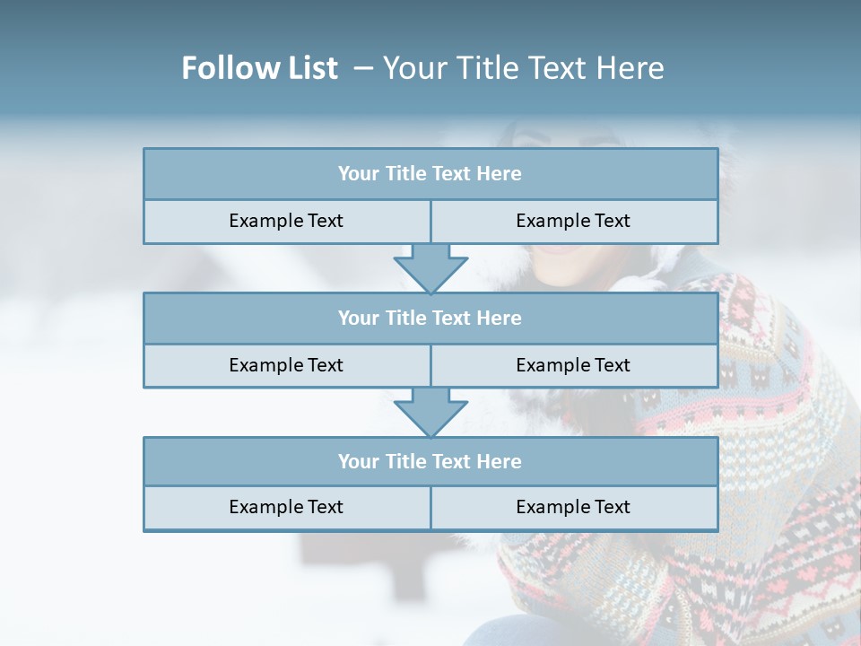 Face Outdoors Positive PowerPoint Template