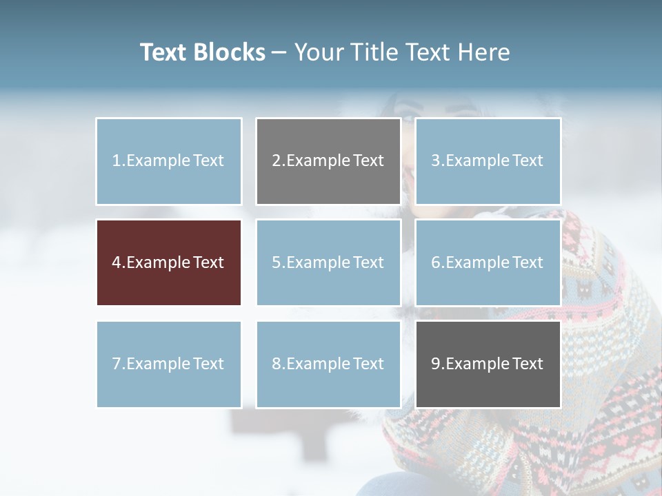 Face Outdoors Positive PowerPoint Template