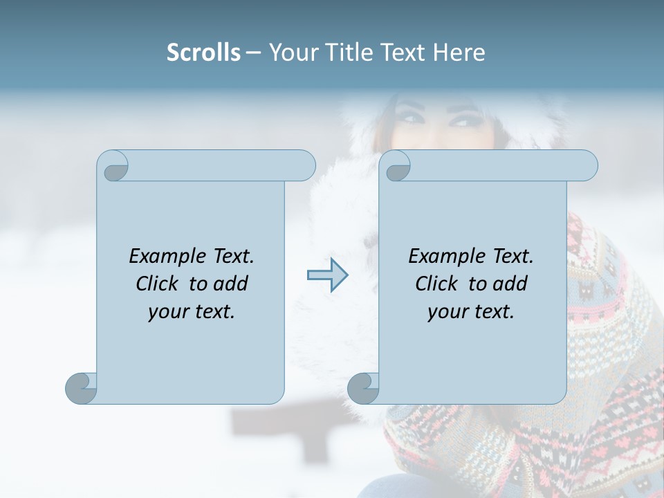 Face Outdoors Positive PowerPoint Template