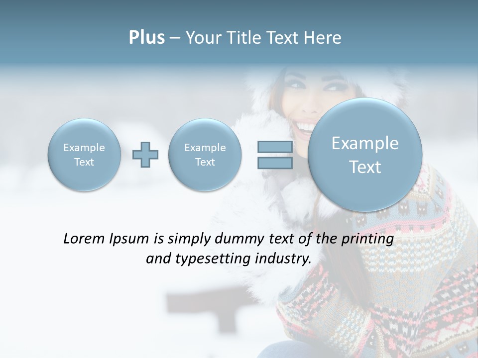 Face Outdoors Positive PowerPoint Template
