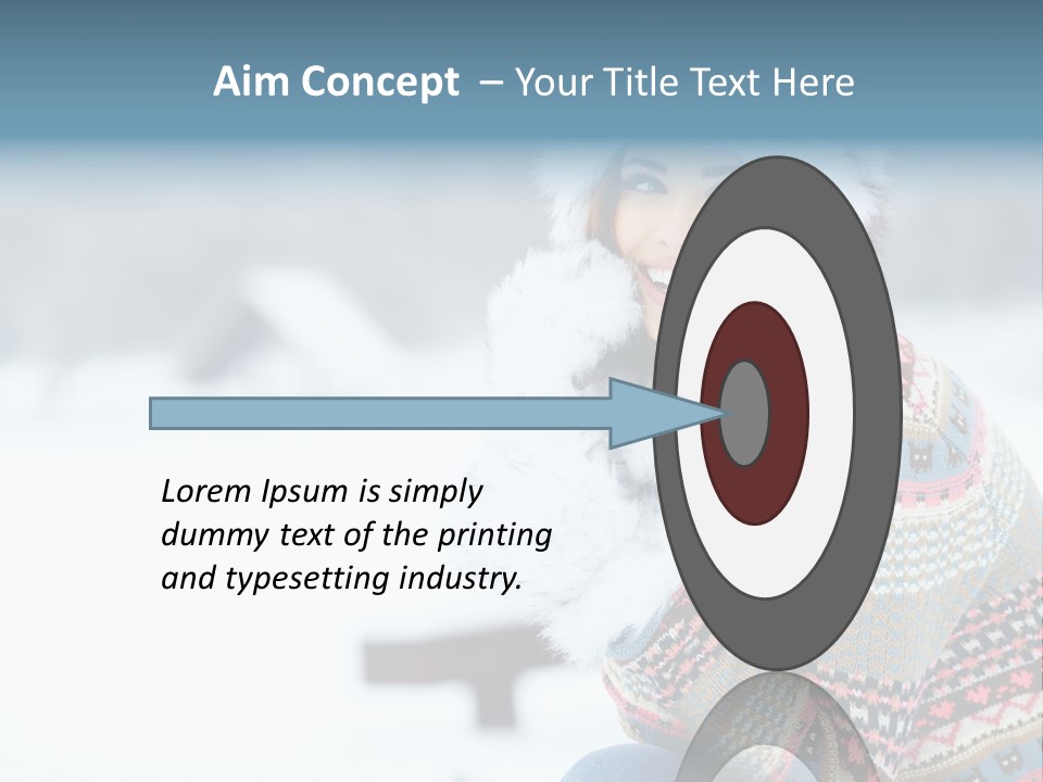 Face Outdoors Positive PowerPoint Template