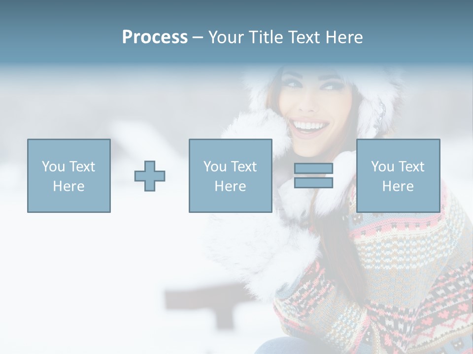 Face Outdoors Positive PowerPoint Template