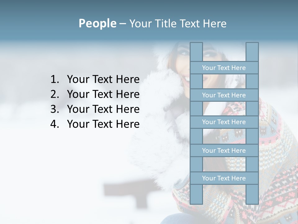 Face Outdoors Positive PowerPoint Template