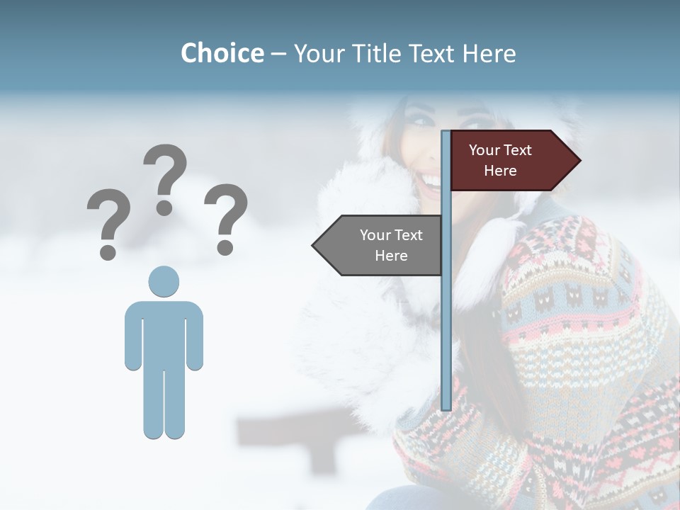 Face Outdoors Positive PowerPoint Template