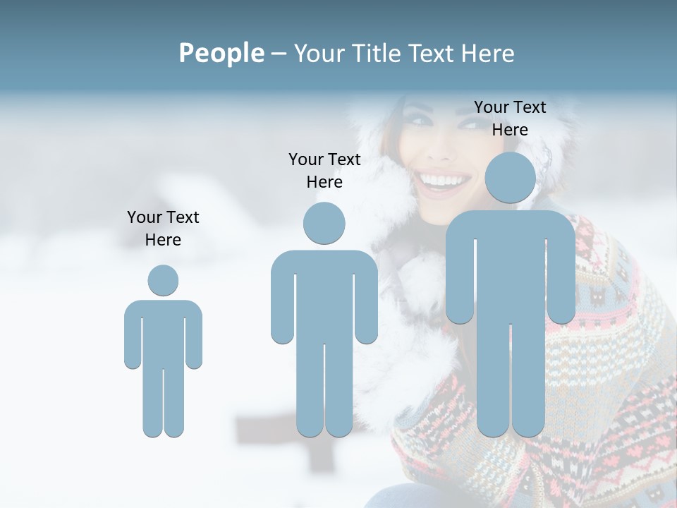 Face Outdoors Positive PowerPoint Template