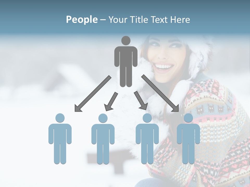 Face Outdoors Positive PowerPoint Template