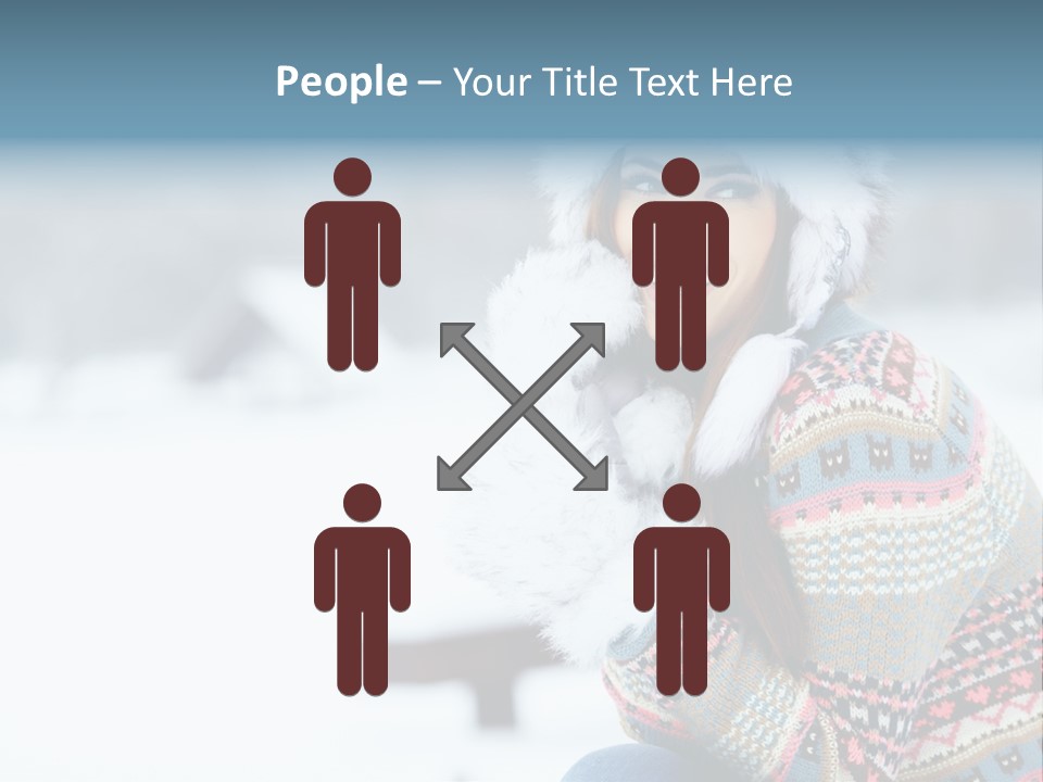 Face Outdoors Positive PowerPoint Template