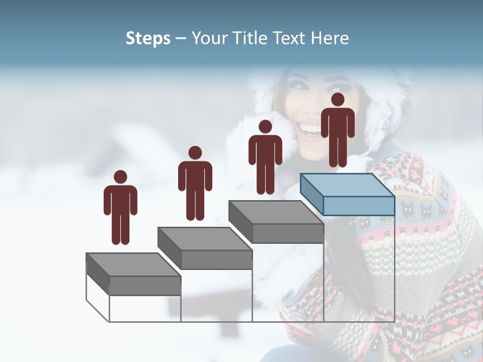 Face Outdoors Positive PowerPoint Template