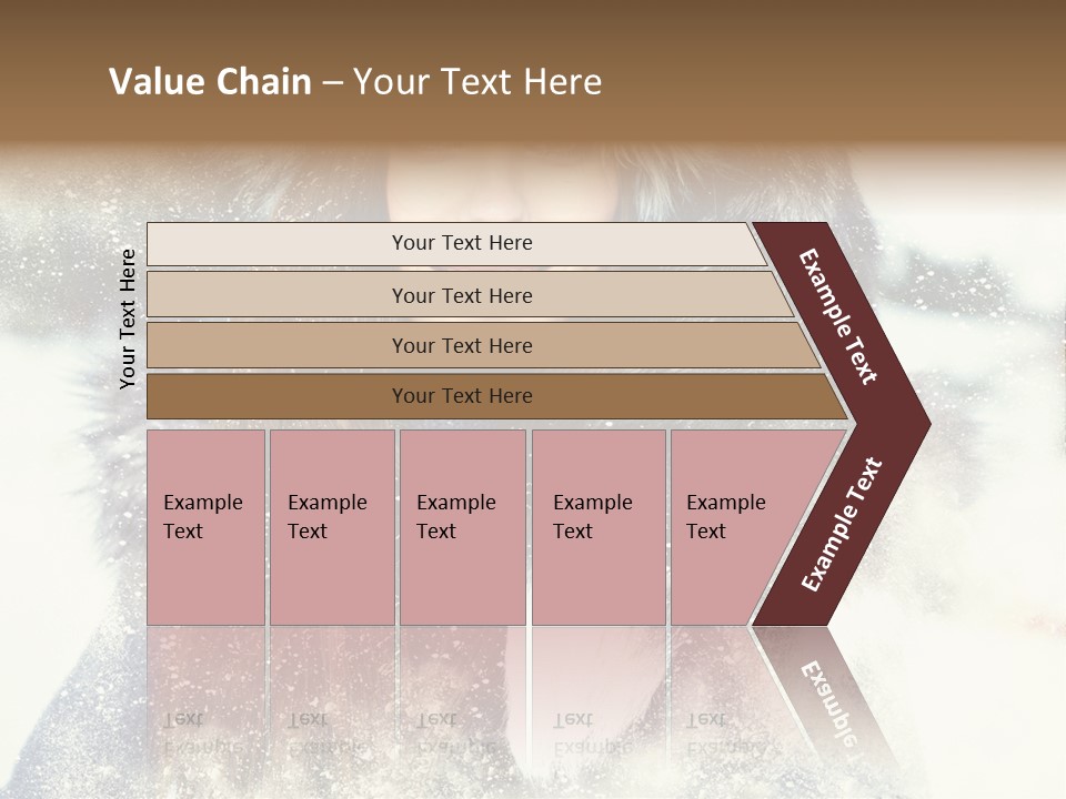 Fur Woman Frozen PowerPoint Template