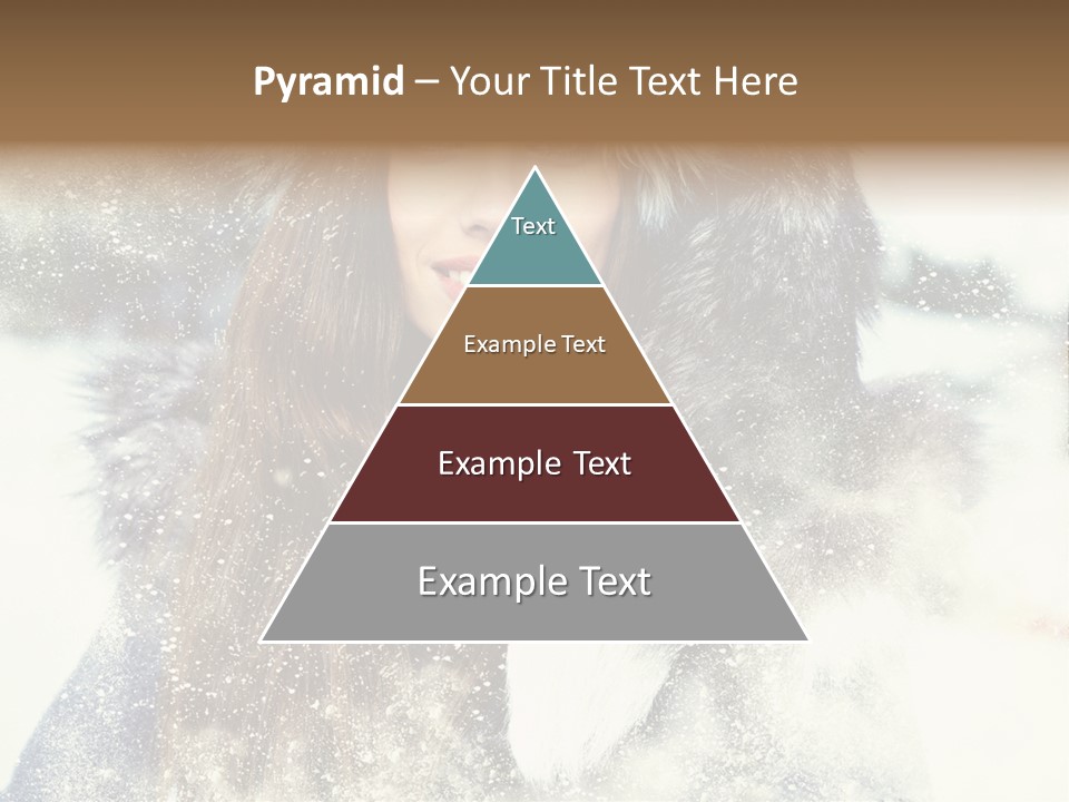 Fur Woman Frozen PowerPoint Template