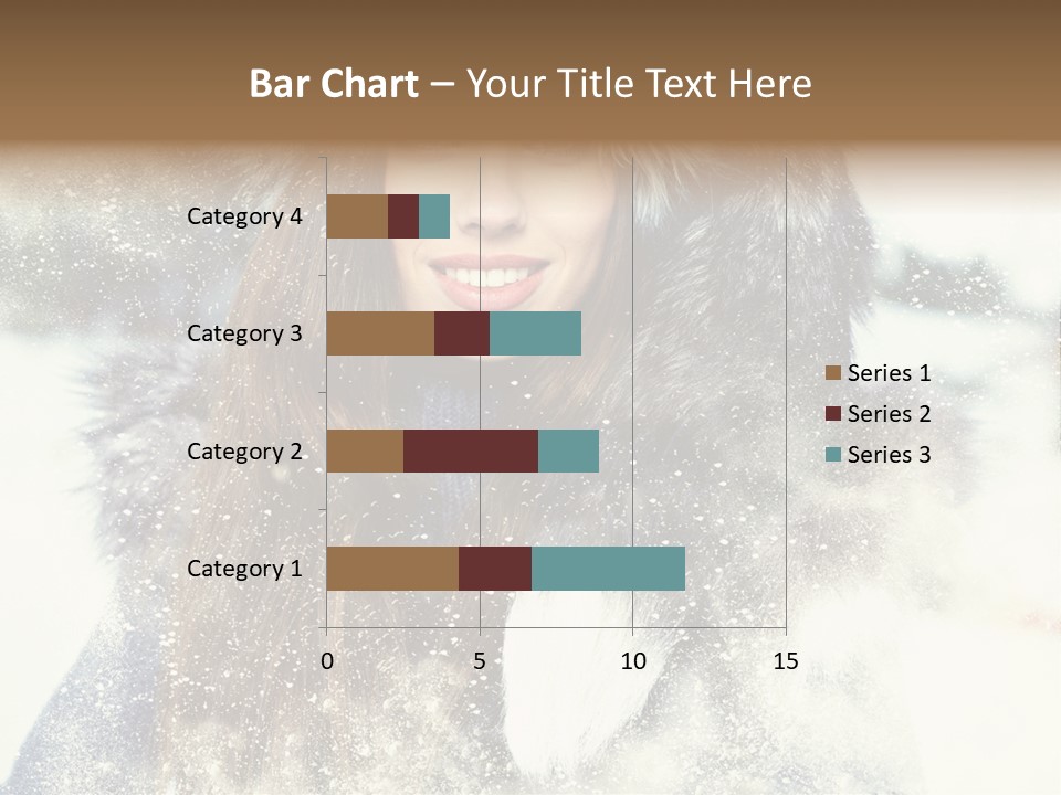 Fur Woman Frozen PowerPoint Template