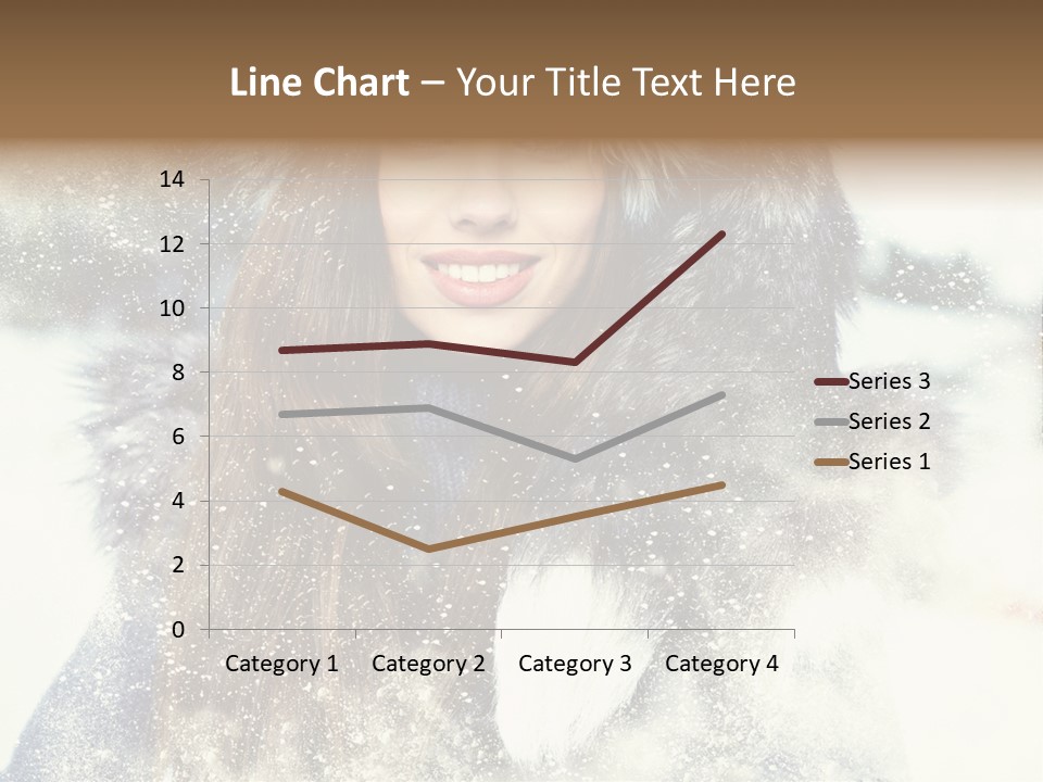 Fur Woman Frozen PowerPoint Template