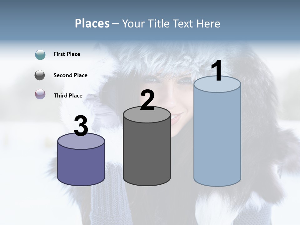 Adult Face Cold PowerPoint Template