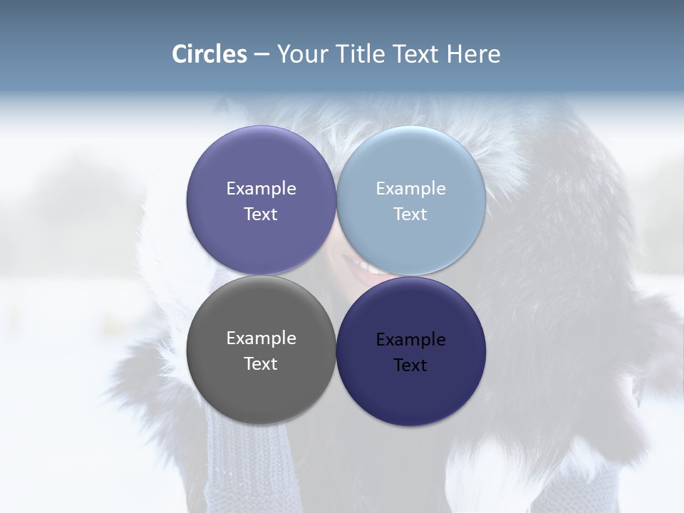 Adult Face Cold PowerPoint Template