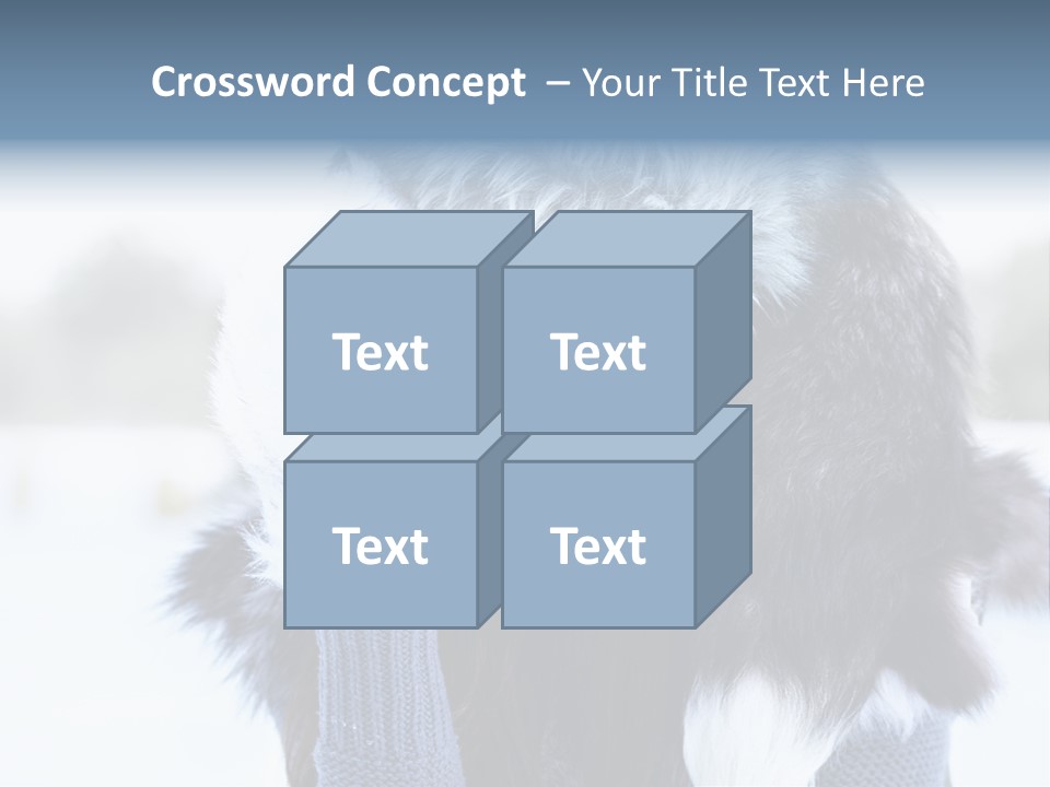 Adult Face Cold PowerPoint Template