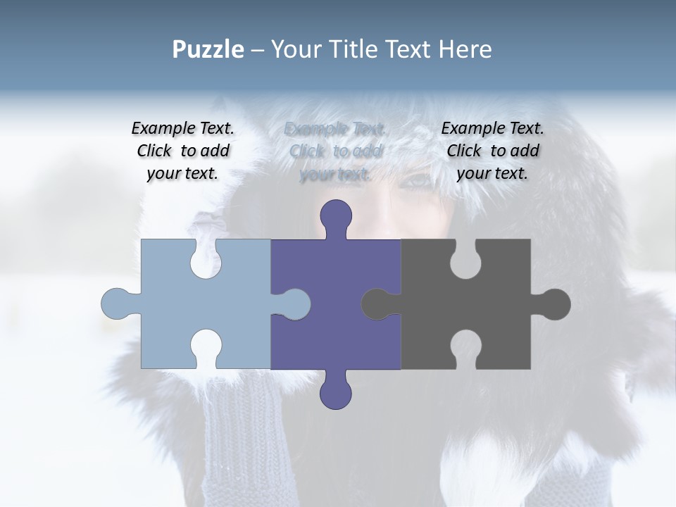 Adult Face Cold PowerPoint Template