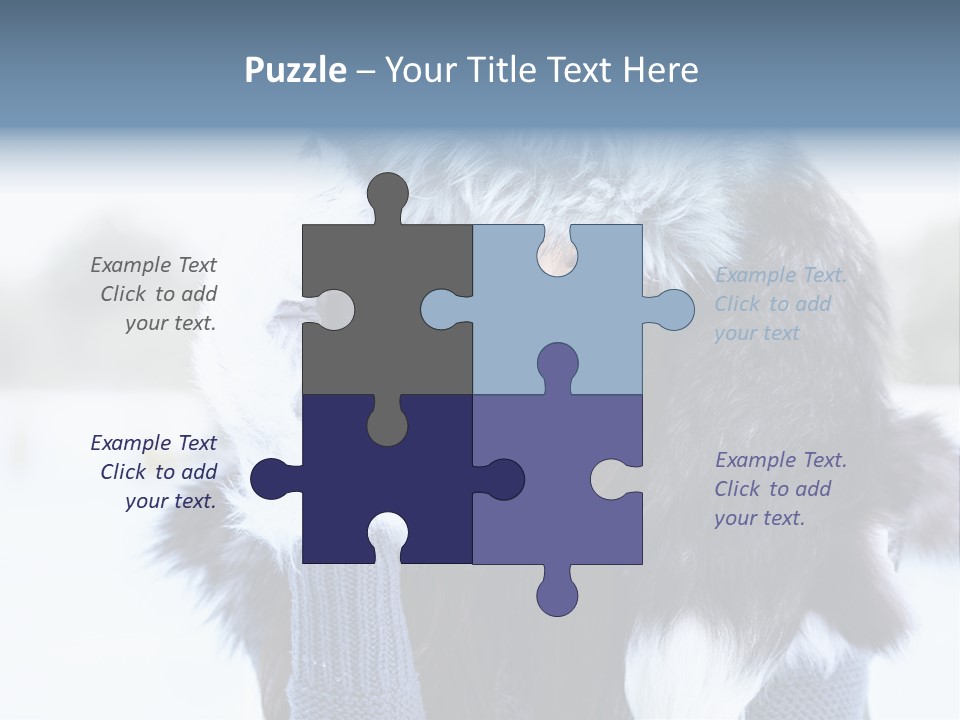 Adult Face Cold PowerPoint Template