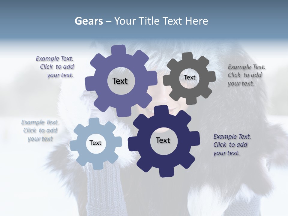 Adult Face Cold PowerPoint Template