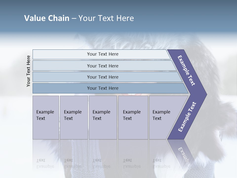 Adult Face Cold PowerPoint Template