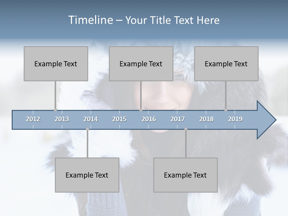Adult Face Cold PowerPoint Template
