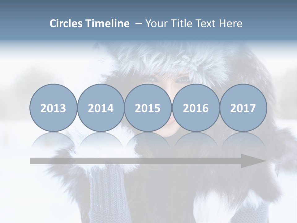 Adult Face Cold PowerPoint Template