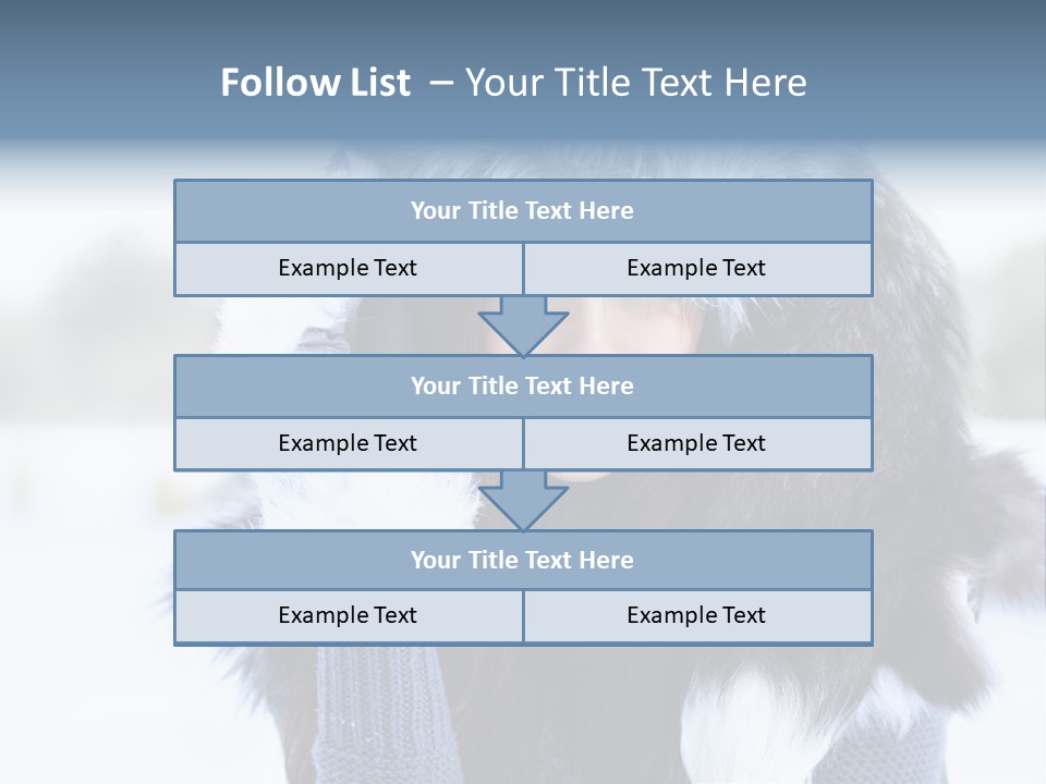 Adult Face Cold PowerPoint Template