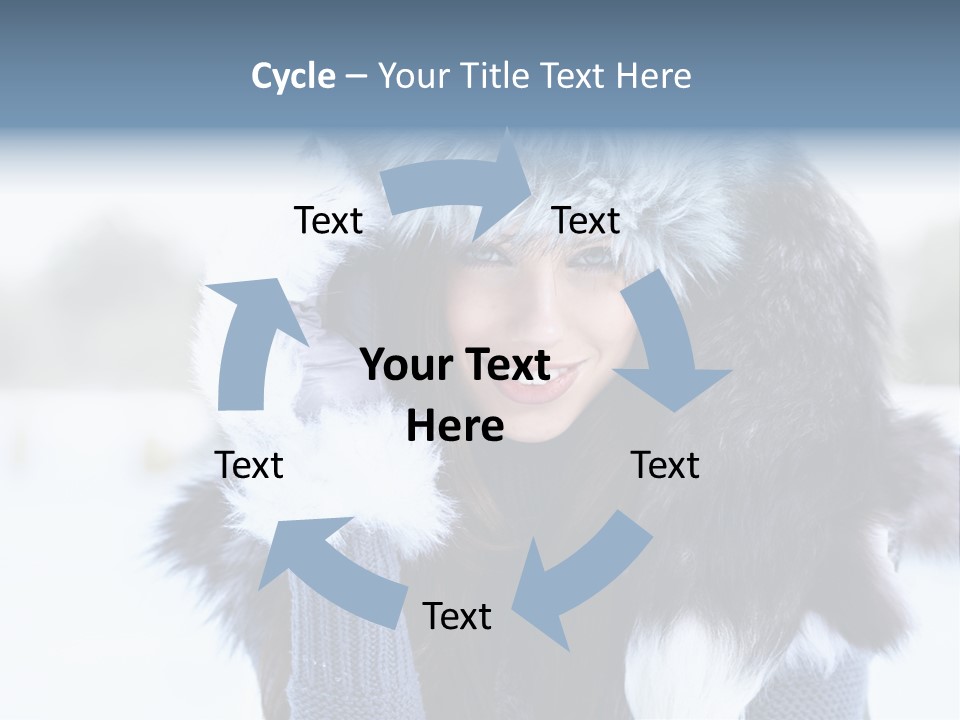 Adult Face Cold PowerPoint Template