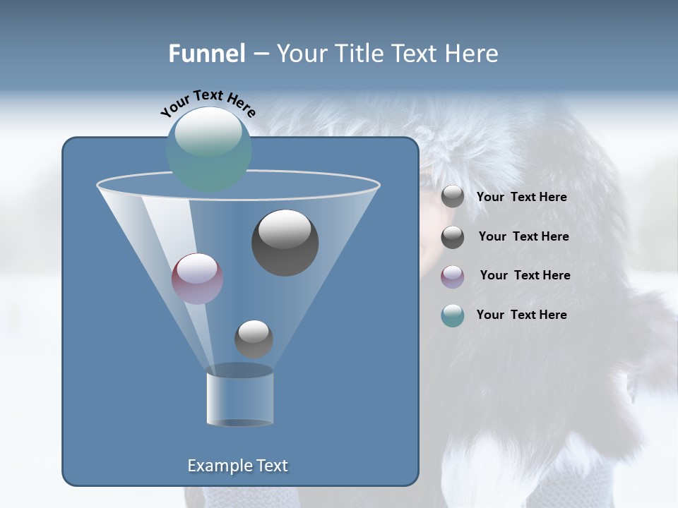Adult Face Cold PowerPoint Template