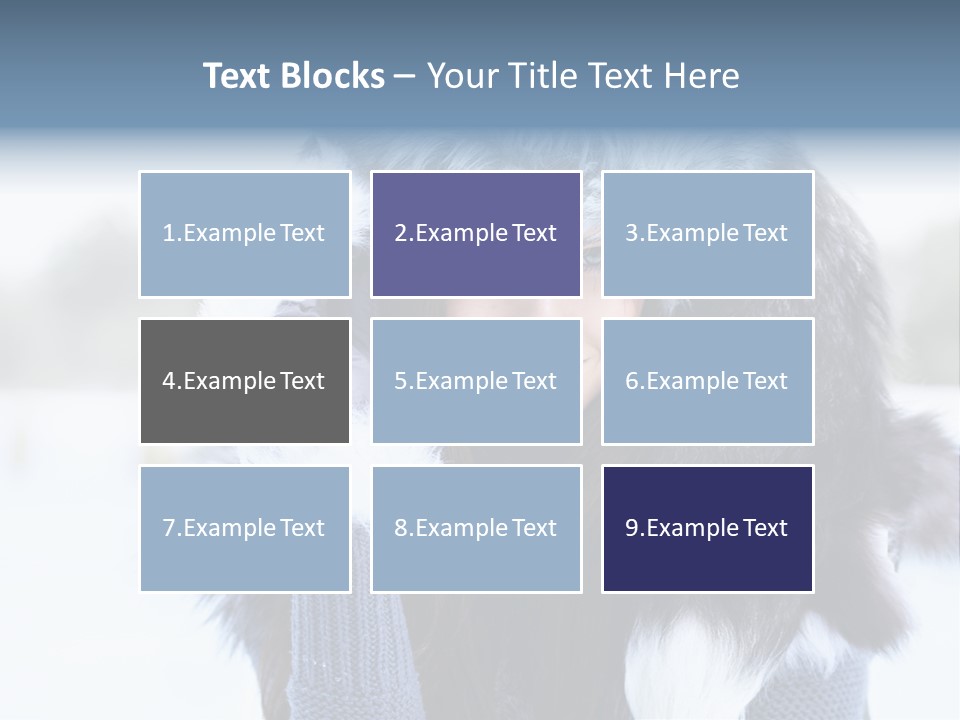 Adult Face Cold PowerPoint Template
