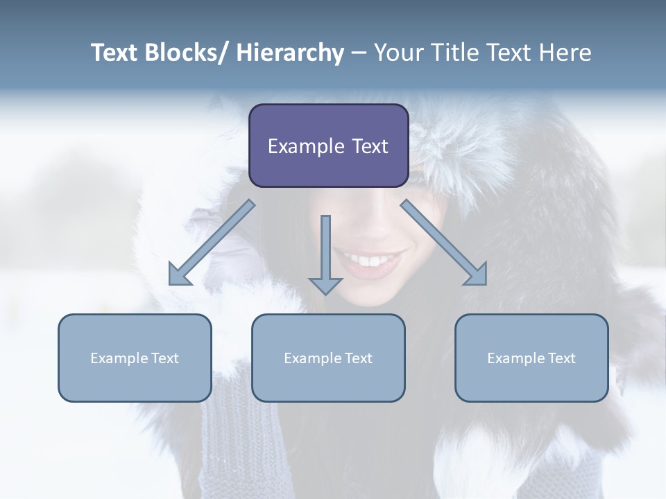 Adult Face Cold PowerPoint Template