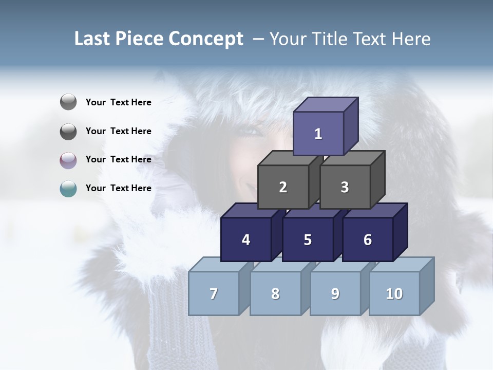 Adult Face Cold PowerPoint Template