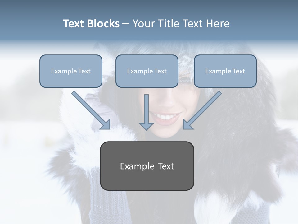 Adult Face Cold PowerPoint Template