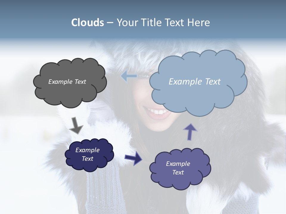Adult Face Cold PowerPoint Template