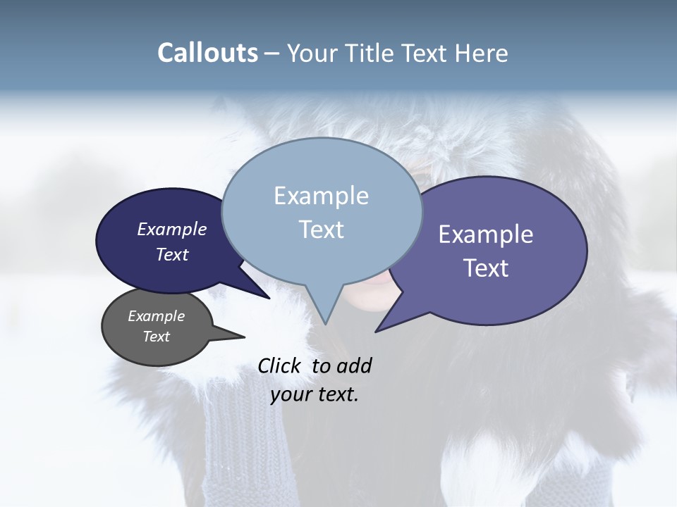 Adult Face Cold PowerPoint Template