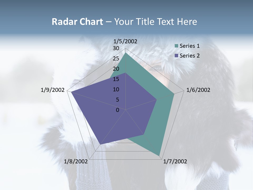 Adult Face Cold PowerPoint Template