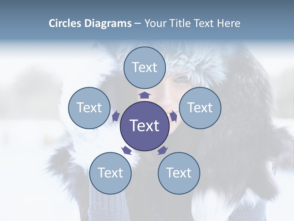 Adult Face Cold PowerPoint Template