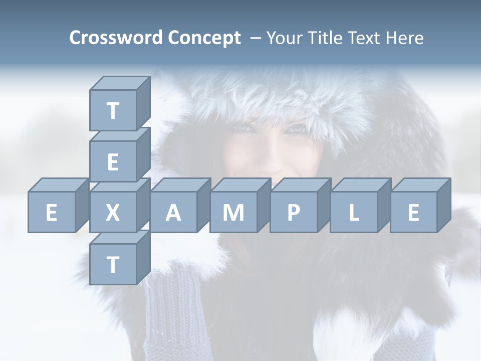 Adult Face Cold PowerPoint Template